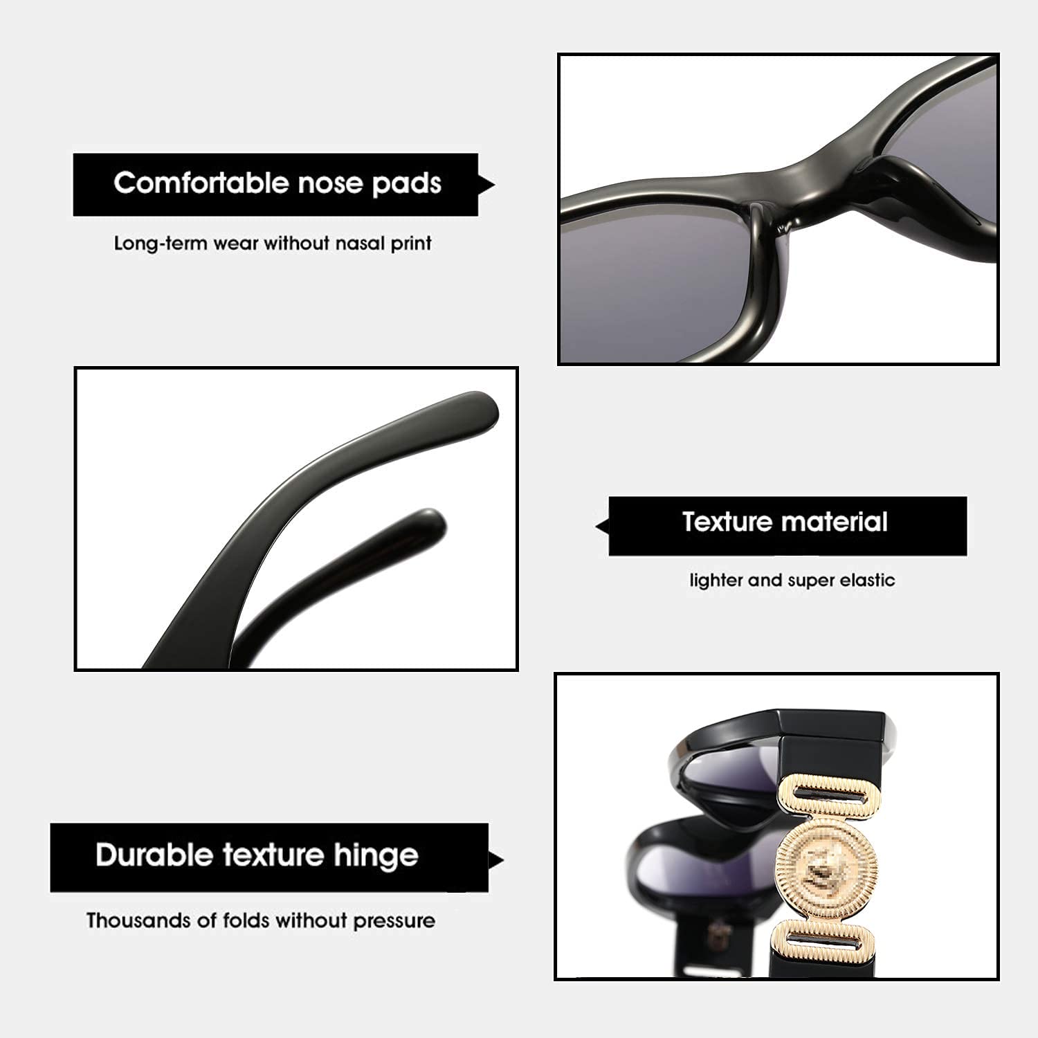 Trendy Irregular Rect angular Sunglasses