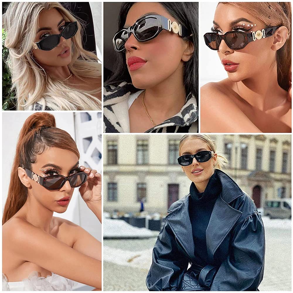 Trendy Irregular Rect angular Sunglasses