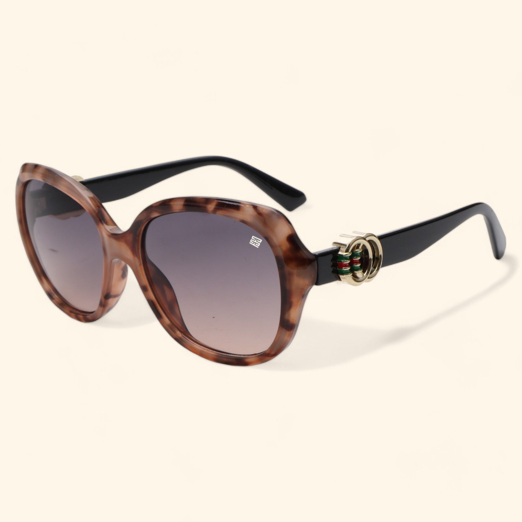 Barbella Animal Print Oversized Sunglasses for Women _2
