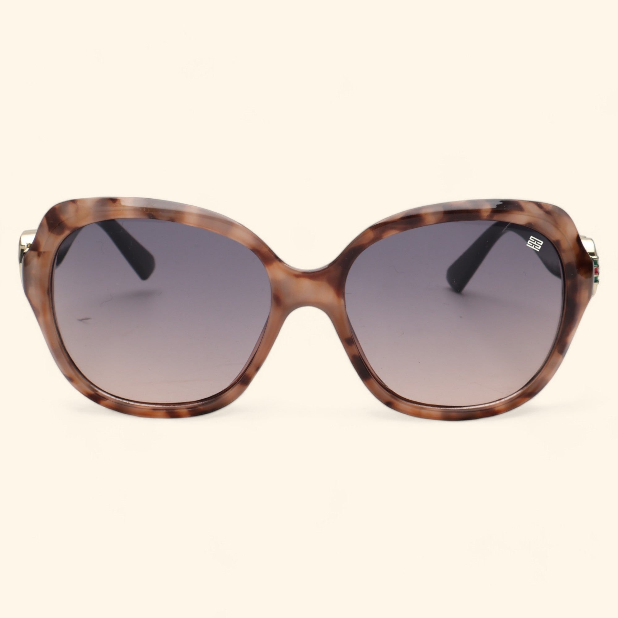 Barbella Animal Print Oversized Sunglasses for Women _3