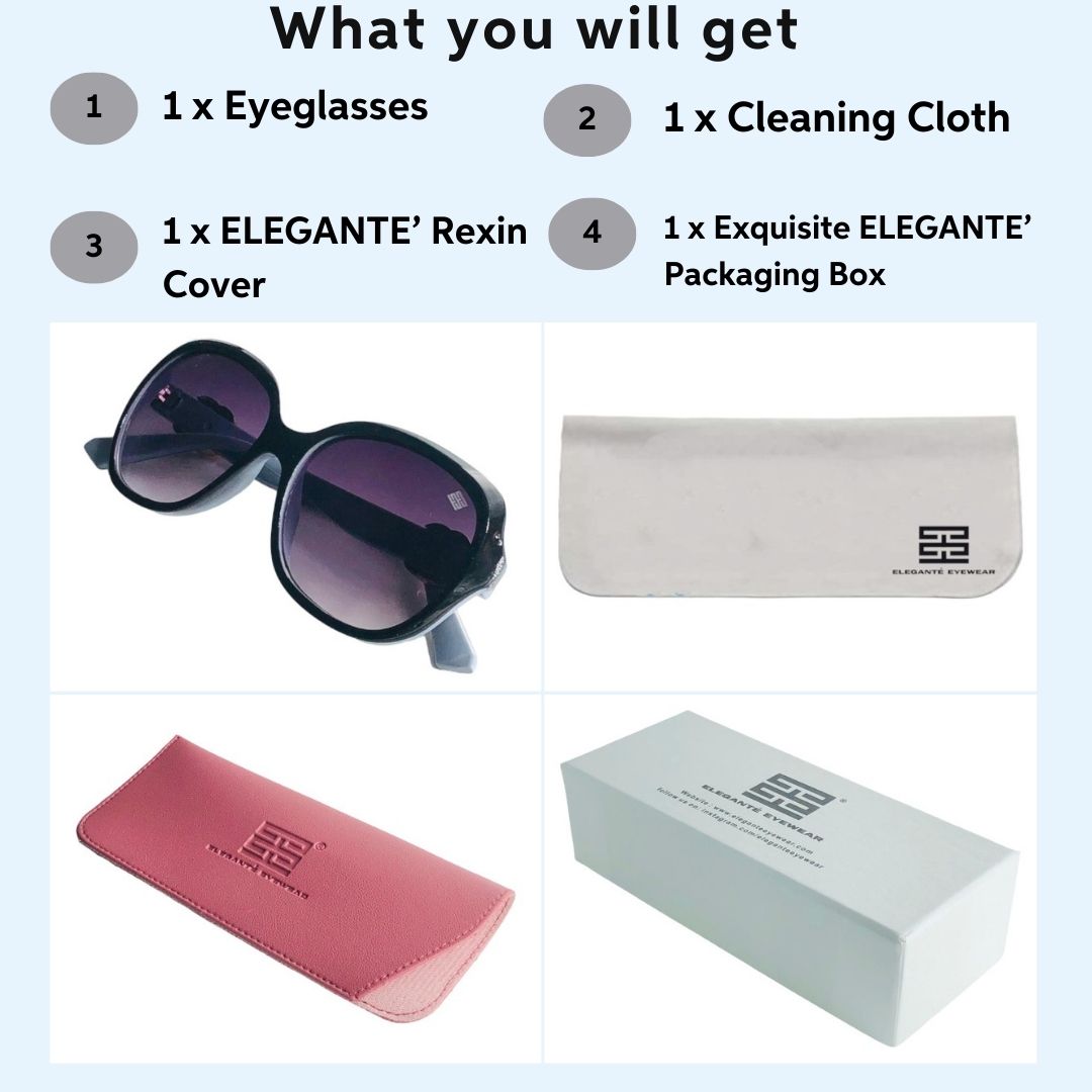 Barbella GRAY Oversized Sunglasses for Women _11