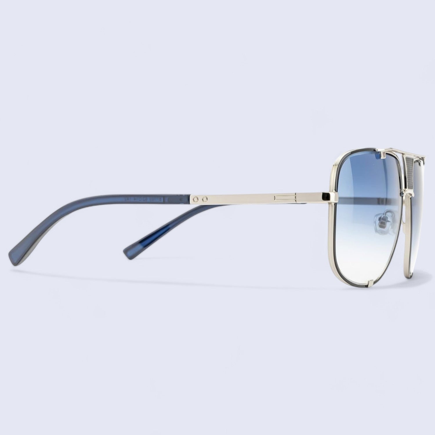 Craftvue Geometric Gradient Sunglasses 87703 Silver Blue _3