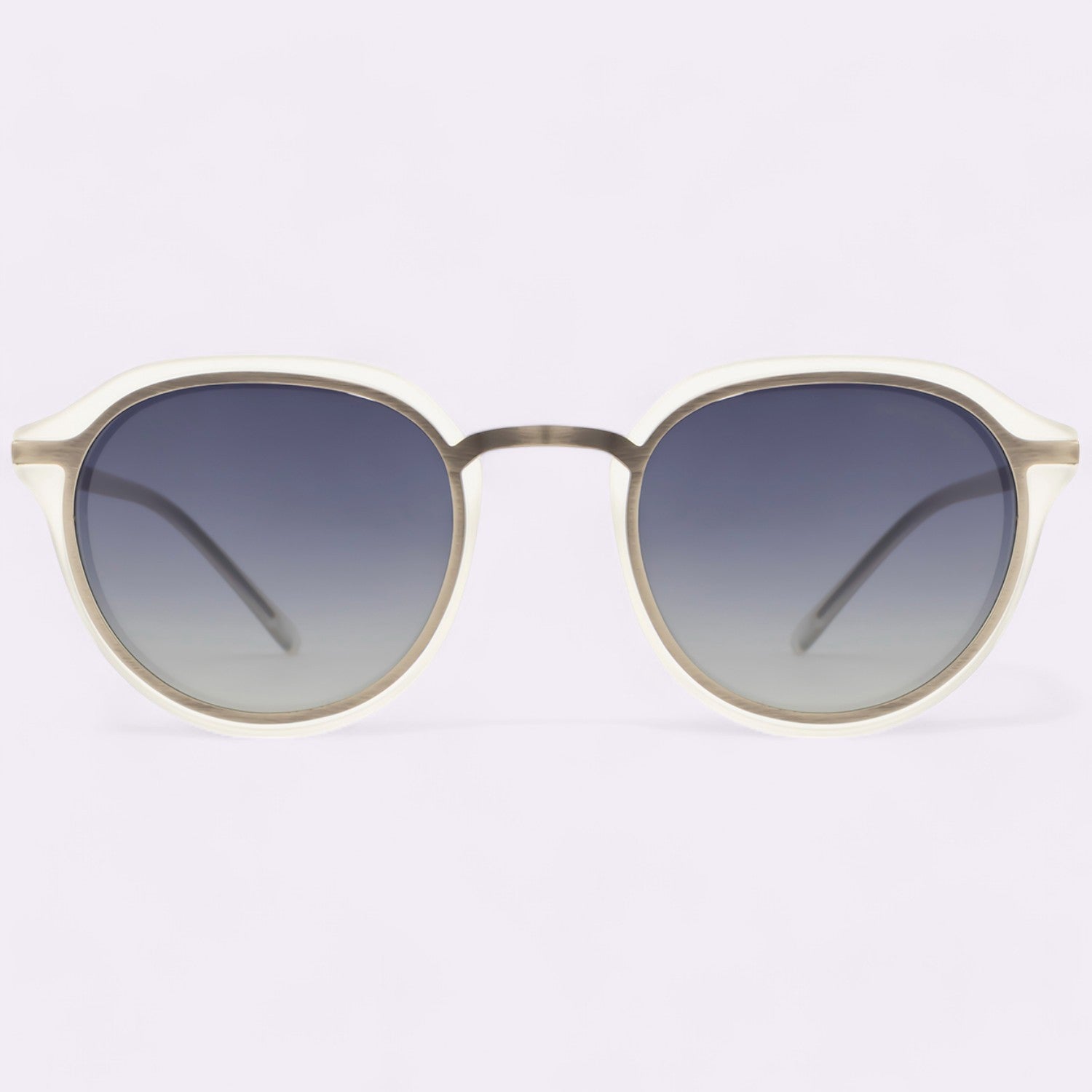 Modern Palindr Round Sunglasses Polarized Transparent _1