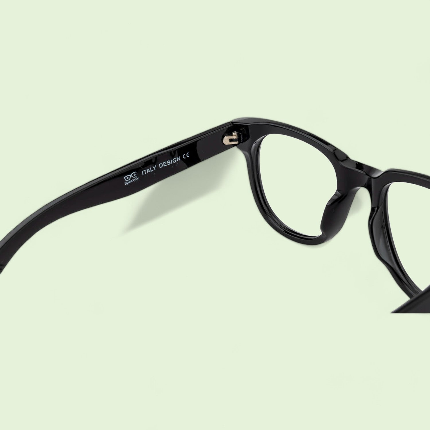 Tuffy Computer Anti Blue Light Glasses Broad Round Shine Black _4