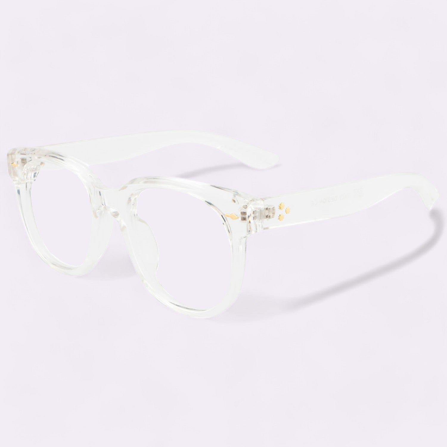 Tuffy Computer Anti Blue Light Glasses Broad Round Transparent _3