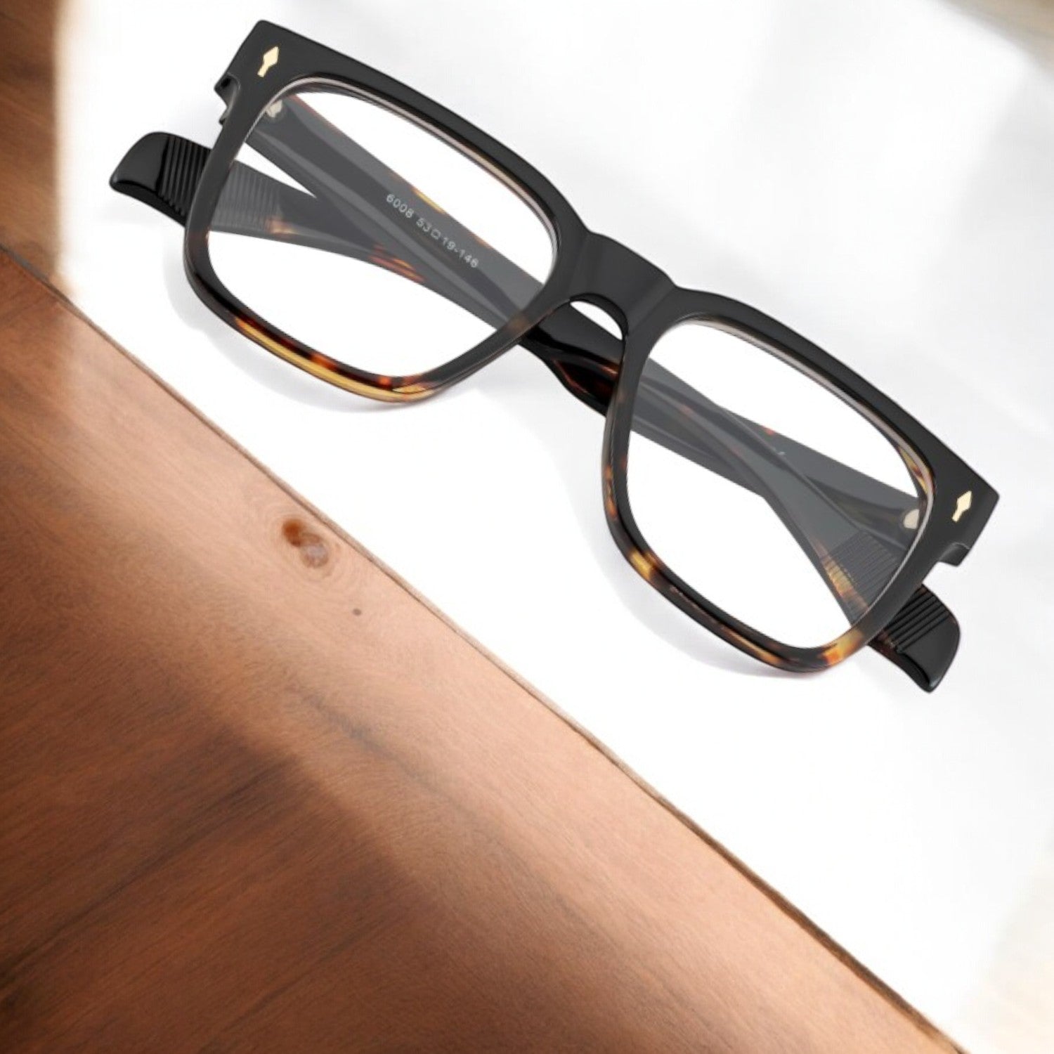 Tuffy Computer Anti Blue Light Glasses Broad Square Animal Print _5