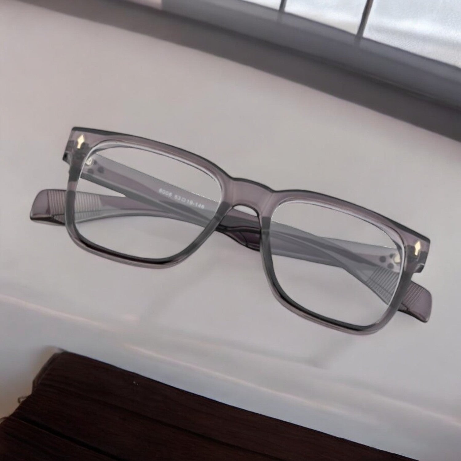 Tuffy Computer Anti Blue Light Glasses Broad Square Grey _1