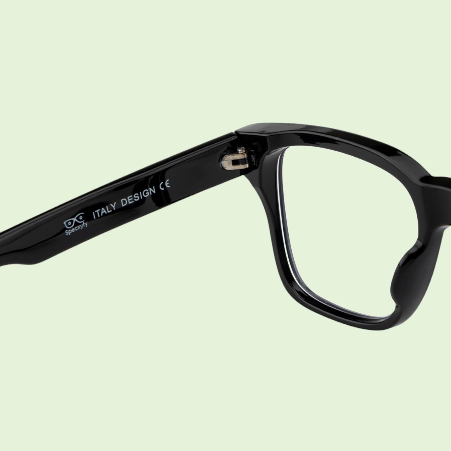 Tuffy Computer Anti Blue Light Glasses Broad Square Shine Black _4