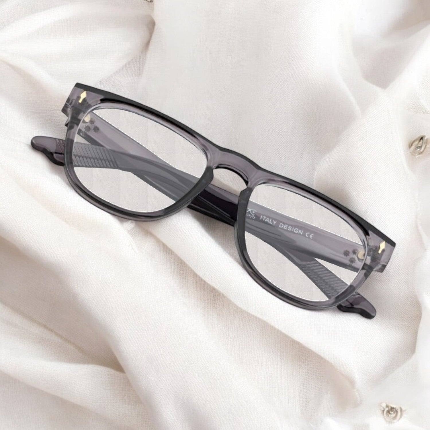 Tuffy Computer Anti Blue Light Glasses Geometric Grey _1