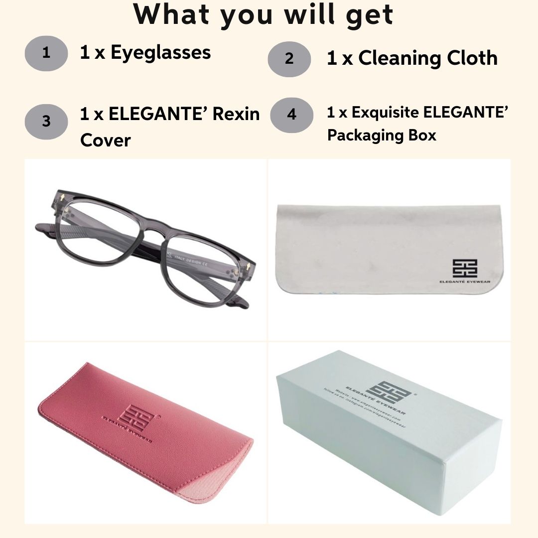 Tuffy Computer Anti Blue Light Glasses Geometric Grey _6