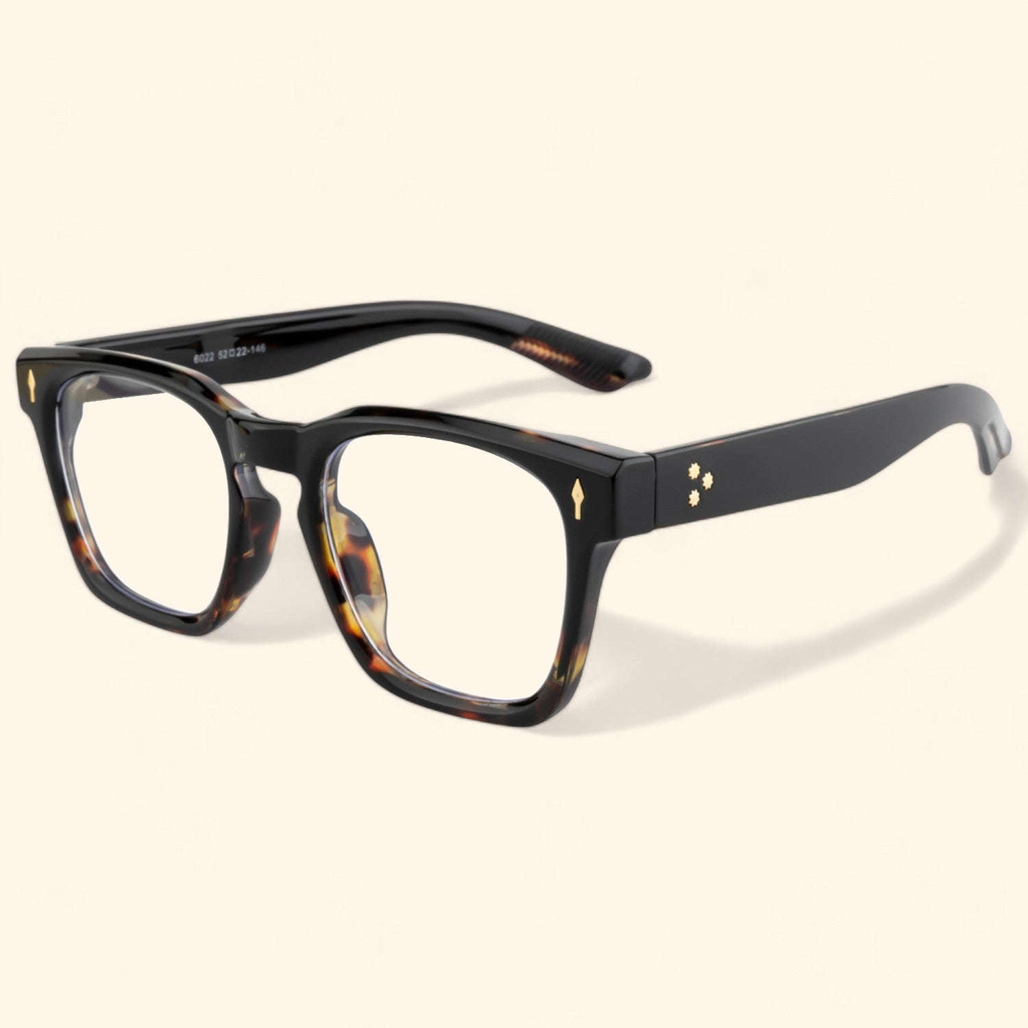 Tuffy Computer Anti Blue Light Glasses Hexagonal Animal Print _1