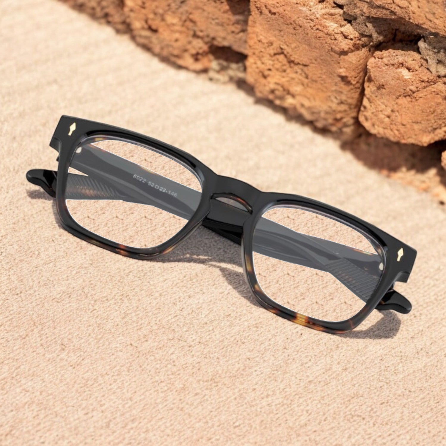 Tuffy Computer Anti Blue Light Glasses Hexagonal Animal Print _5