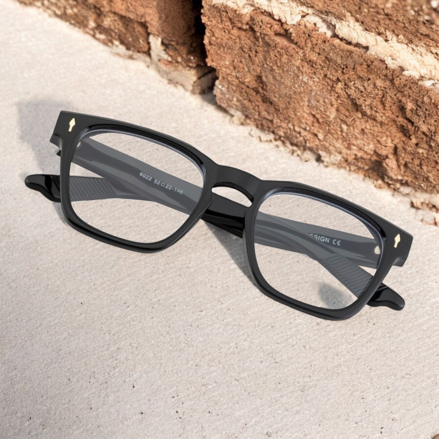 Tuffy Computer Anti Blue Light Glasses Hexagonal Shine Black _5