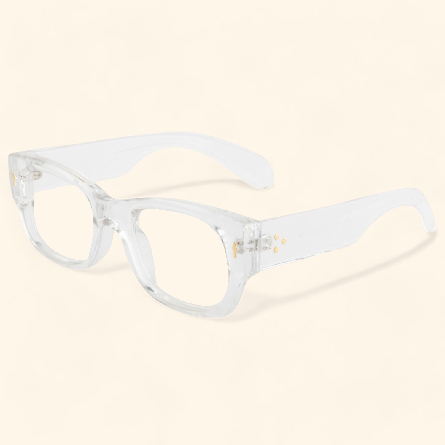 Tuffy Computer Anti Blue Light Glasses Narrow Rectangular Transparent _1