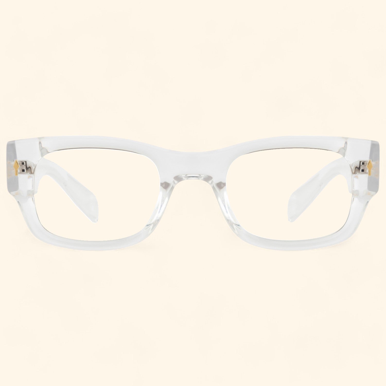 Tuffy Computer Anti Blue Light Glasses Narrow Rectangular Transparent _2