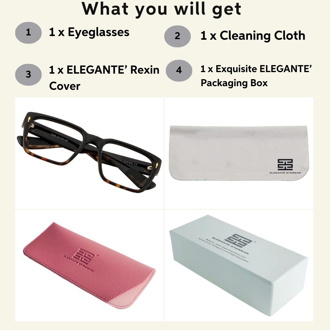 Tuffy Computer Anti Blue Light Glasses Rectangular Animal Print _6