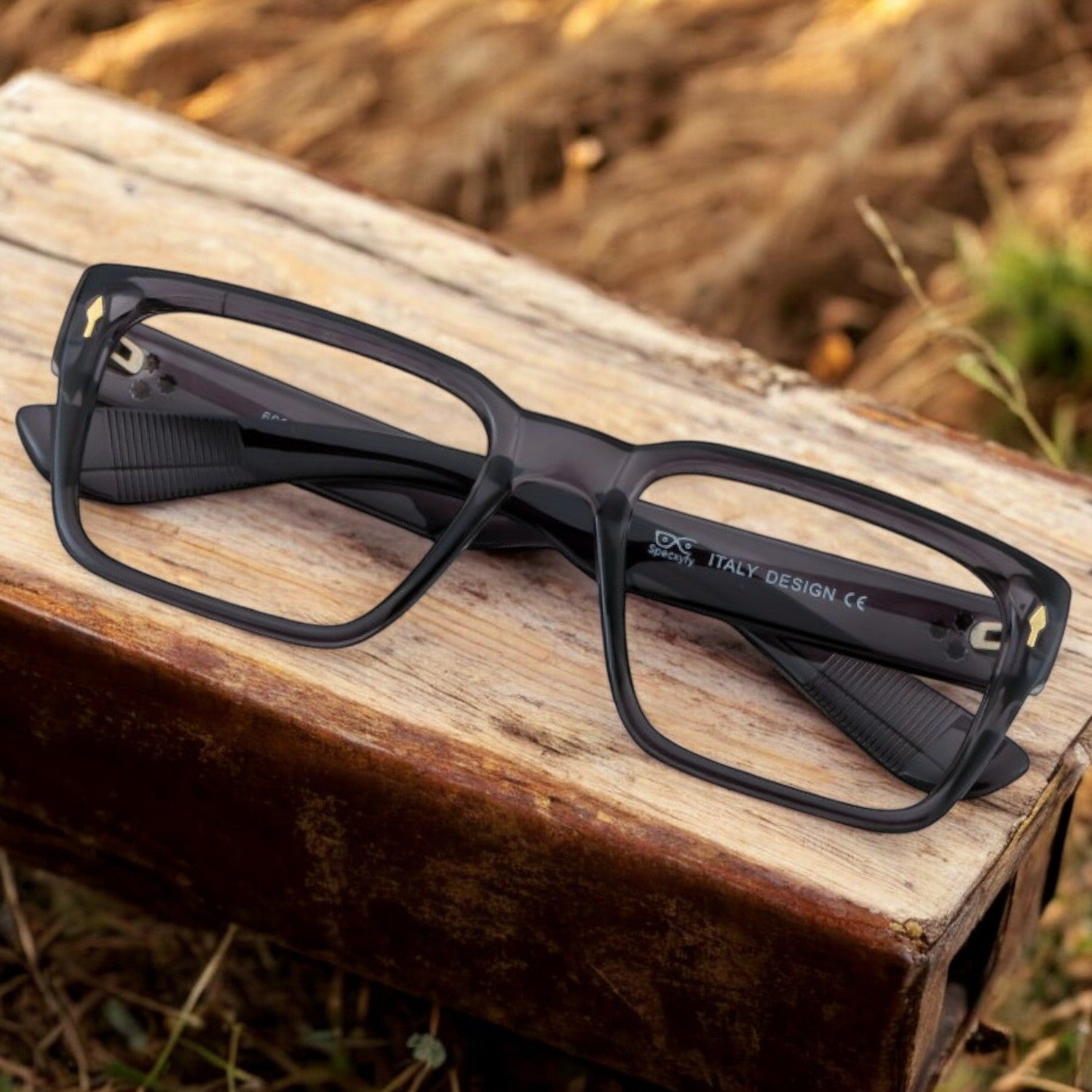 Tuffy Computer Anti Blue Light Glasses Rectangular Grey _5