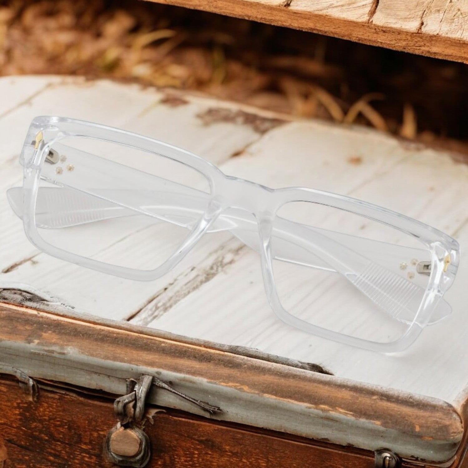 Tuffy Computer Anti Blue Light Glasses Rectangular Transparent _5