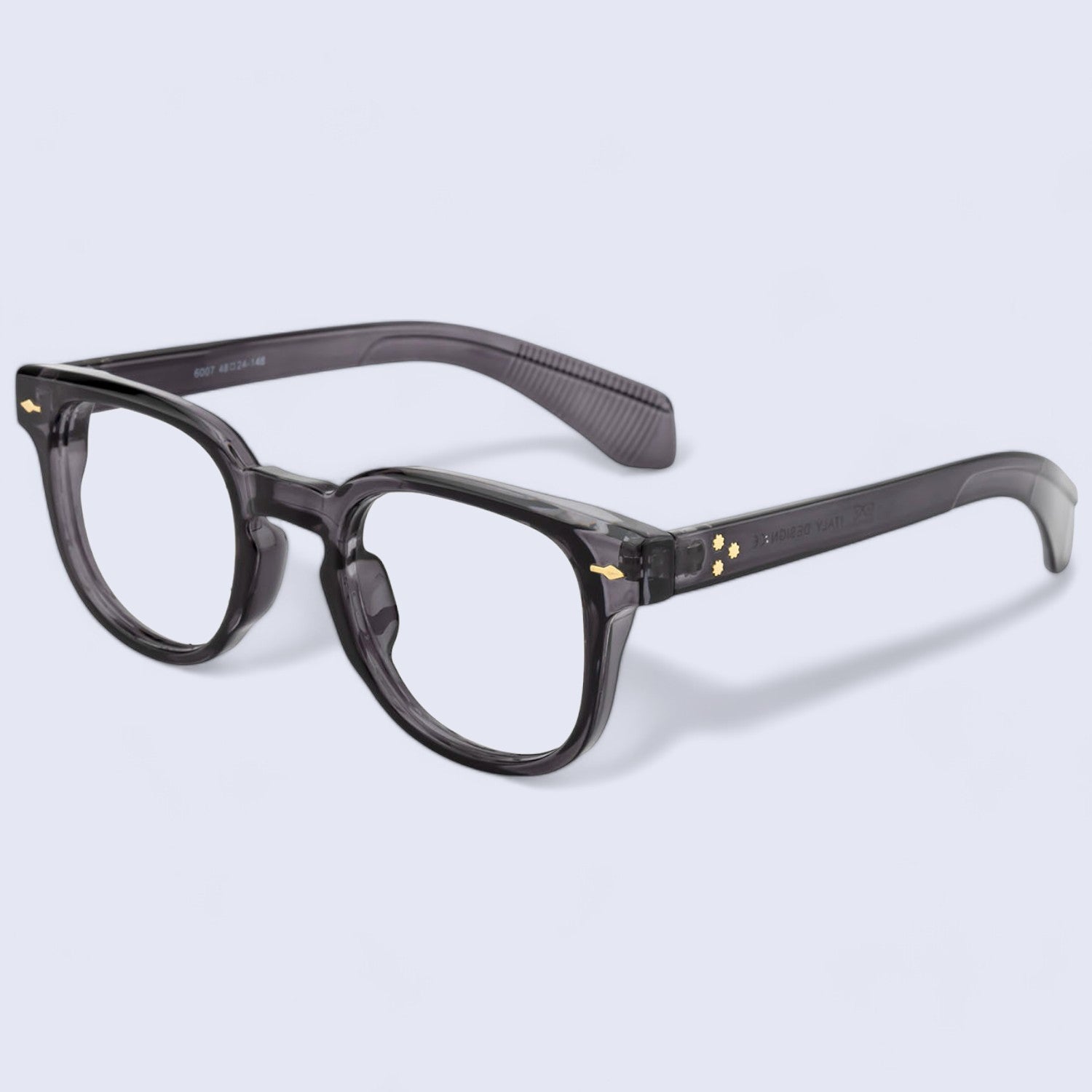 Tuffy Computer Anti Blue Light Glasses Round Grey _3