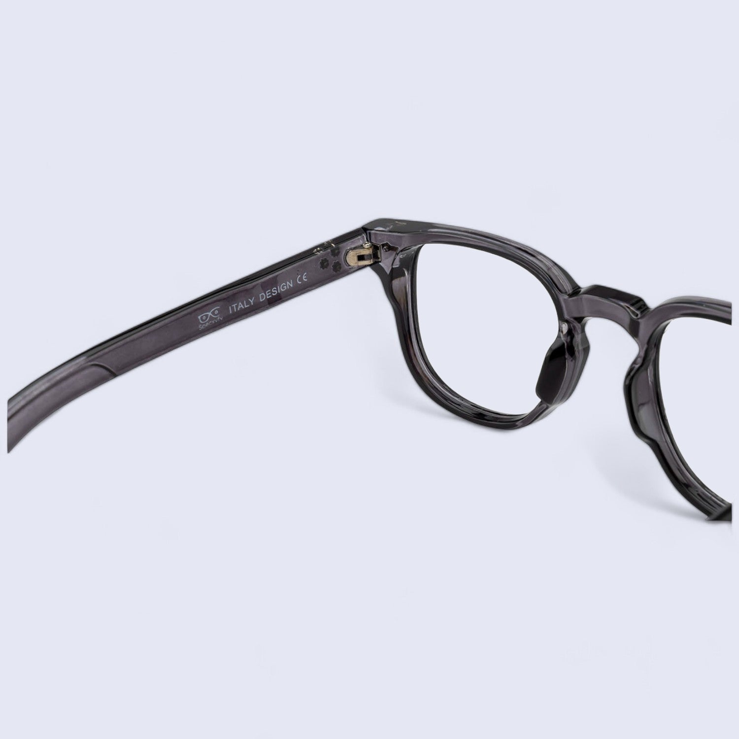 Tuffy Computer Anti Blue Light Glasses Round Grey _4