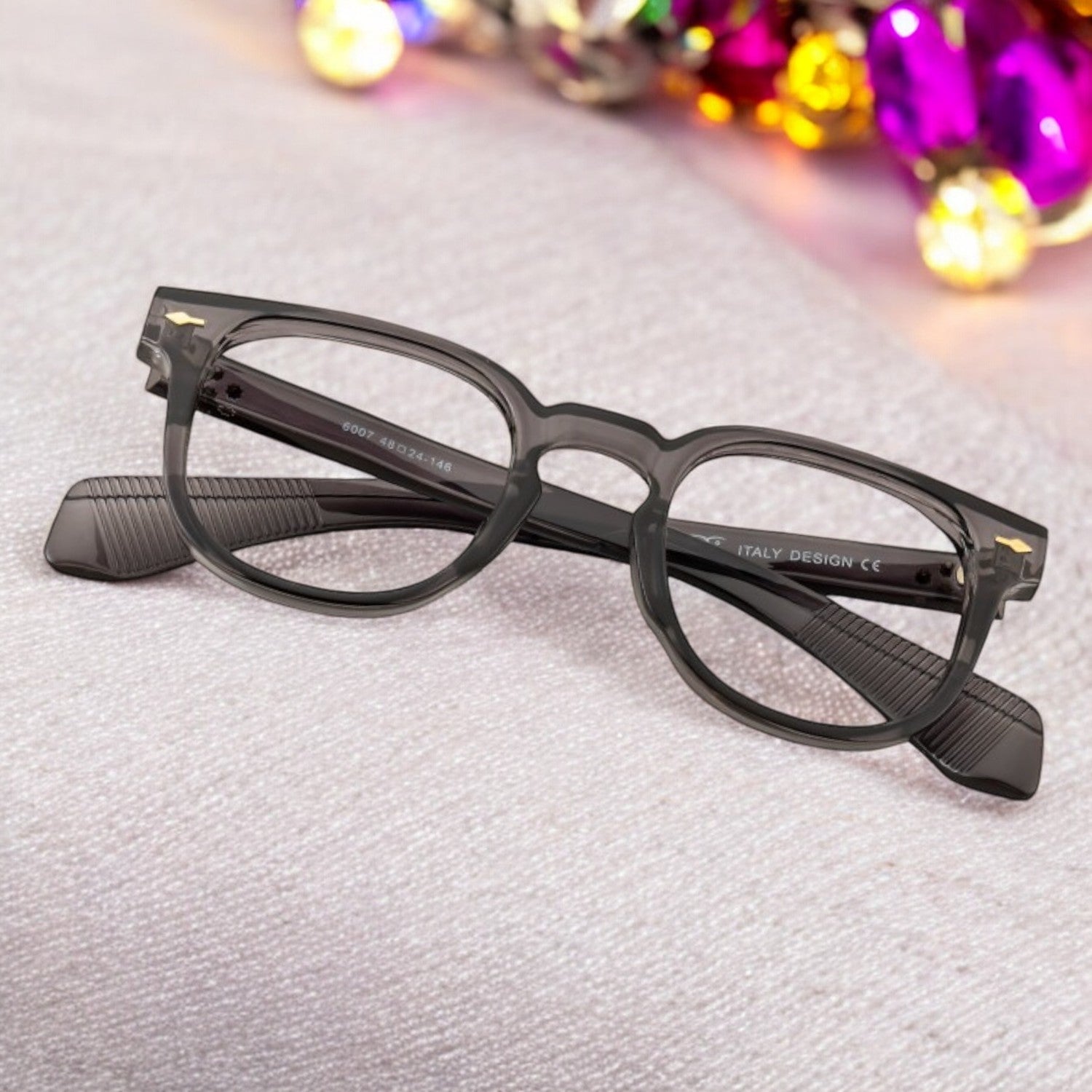 Tuffy Computer Anti Blue Light Glasses Round Grey _5