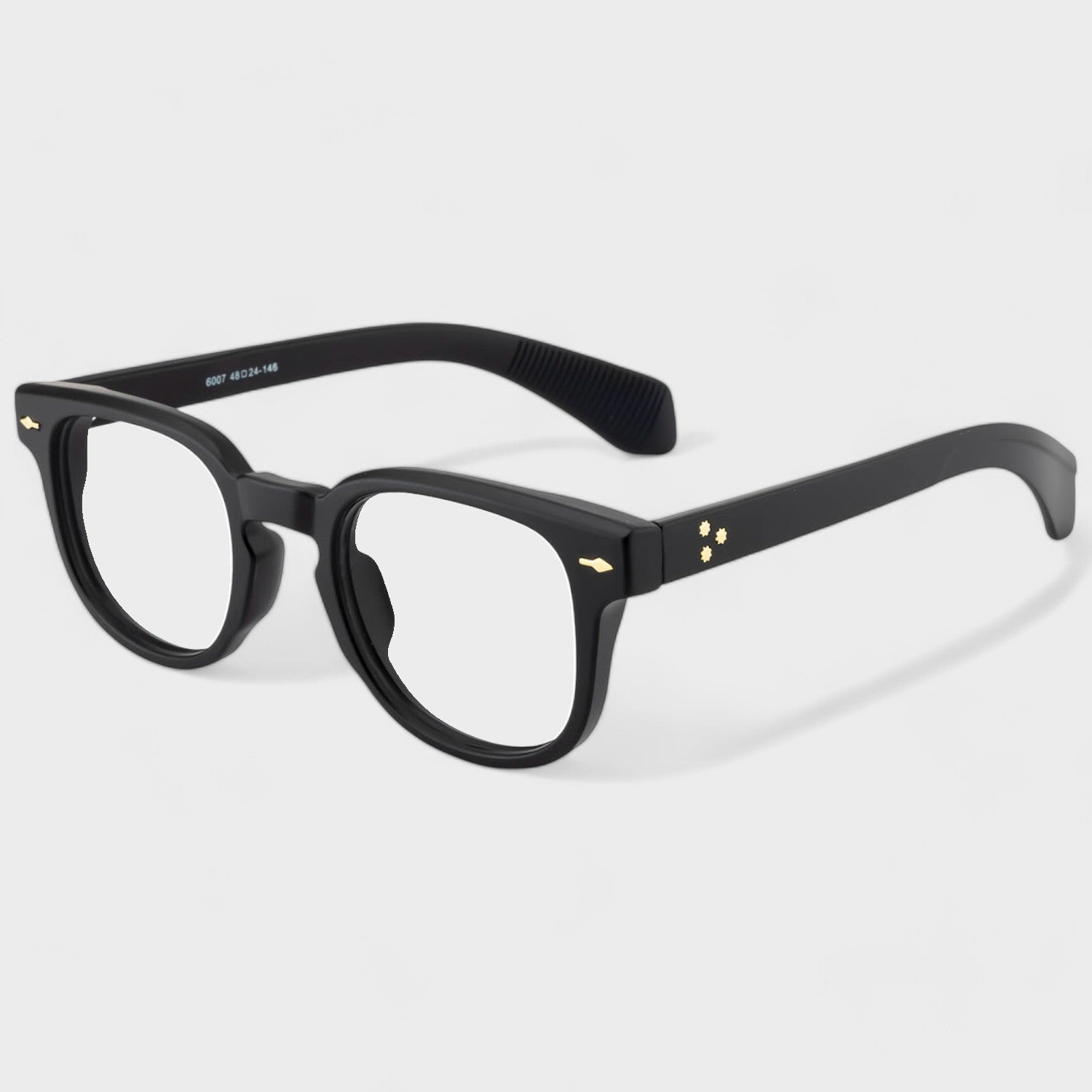 Tuffy Computer Anti Blue Light Glasses Round Matte Black _3