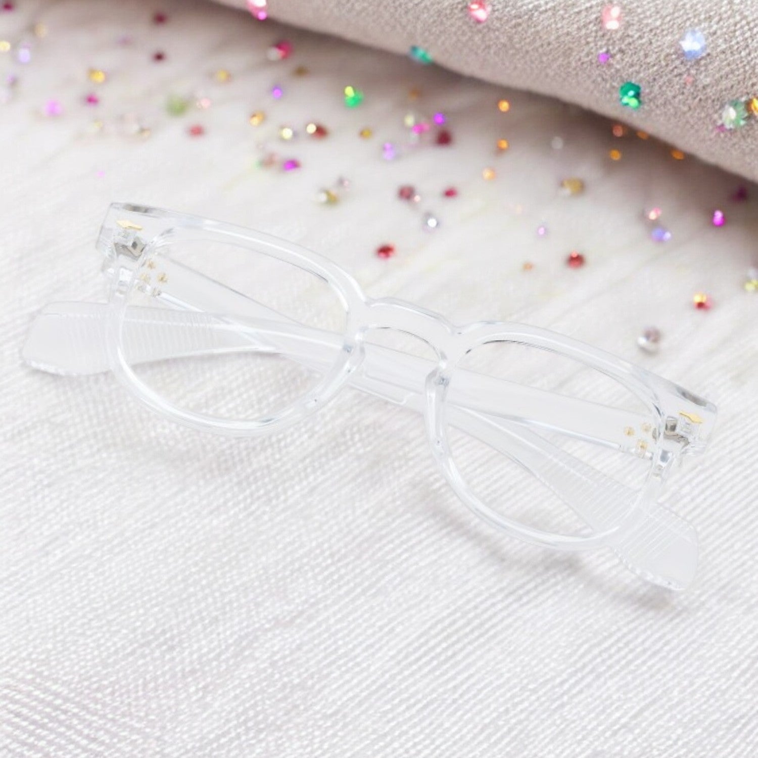 Tuffy Computer Anti Blue Light Glasses Round Transparent _2