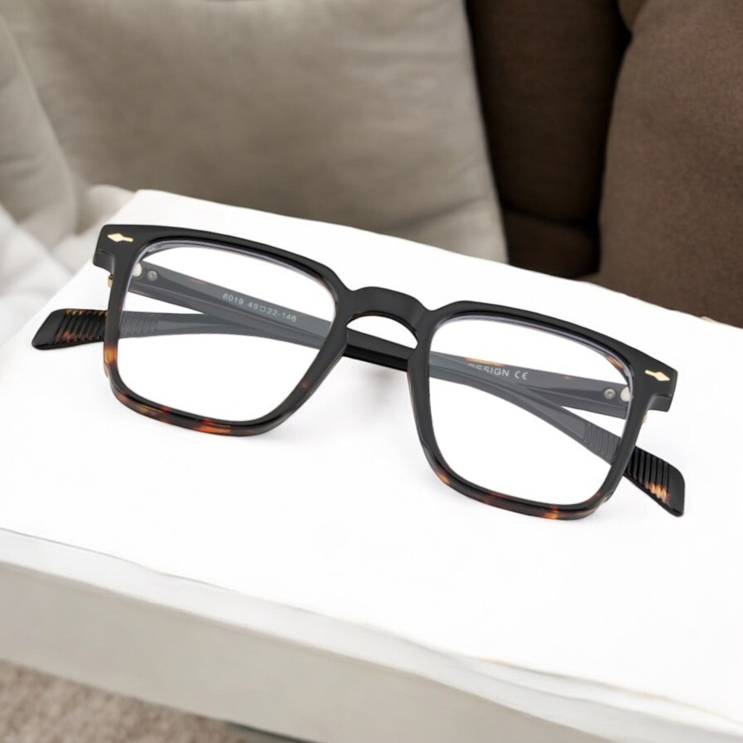 Tuffy Computer Anti Blue Light Glasses Wayfrer Animal Print _5