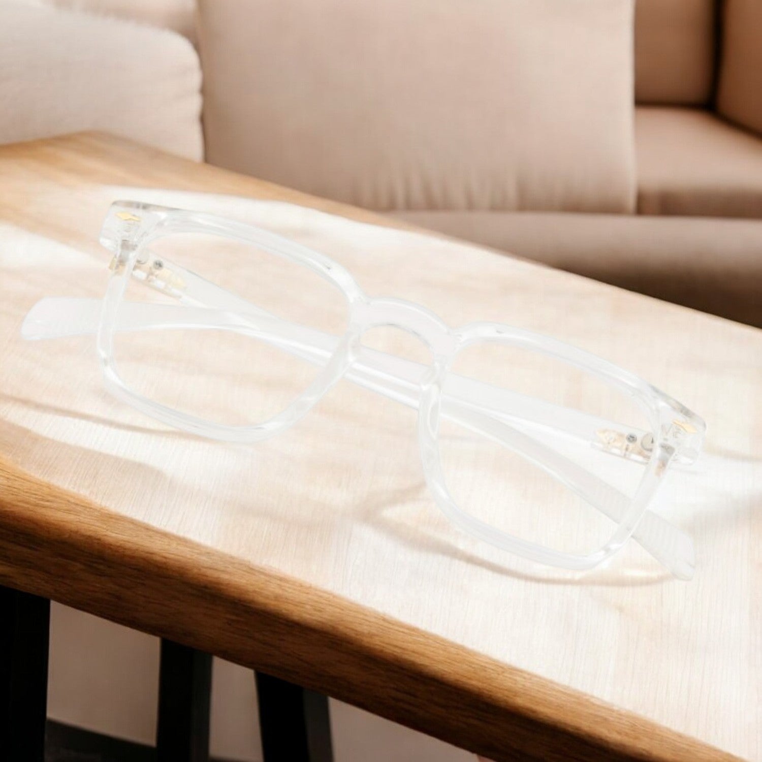 Tuffy Computer Anti Blue Light Glasses Wayfrer Transparent _4