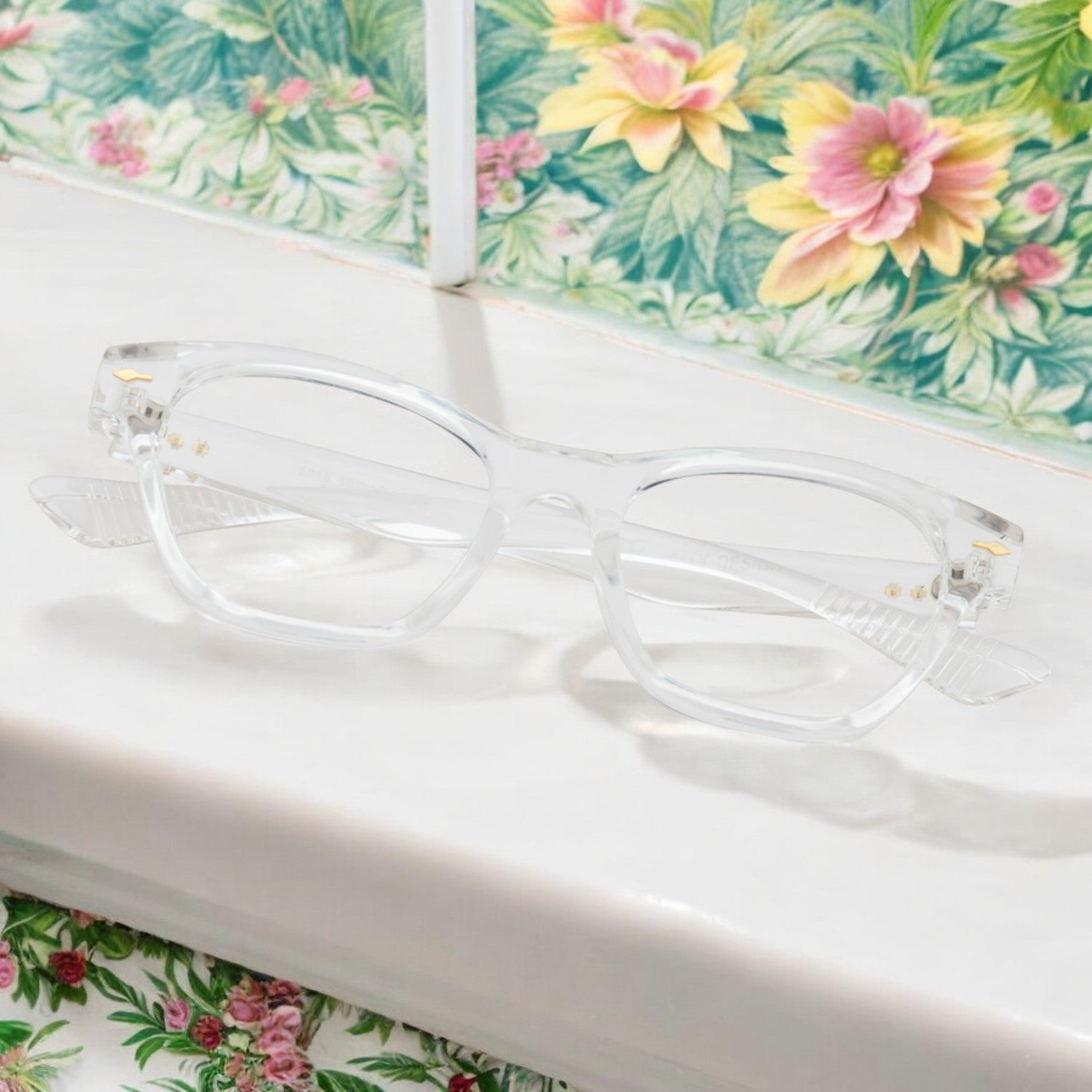 Tuffy Computer Anti Blue Light Glasses for Women Cateye Transparent _5