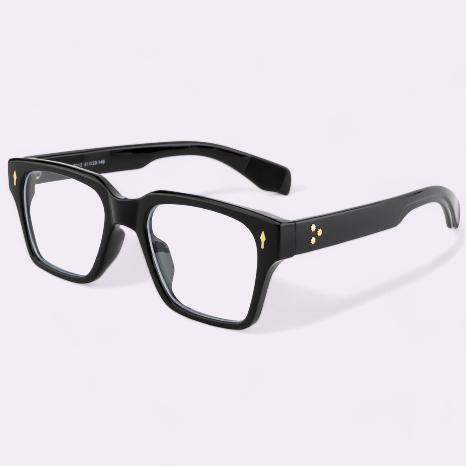 Tuffy Computer Blue Light Filter Glasses Rectangle Shine Black _1