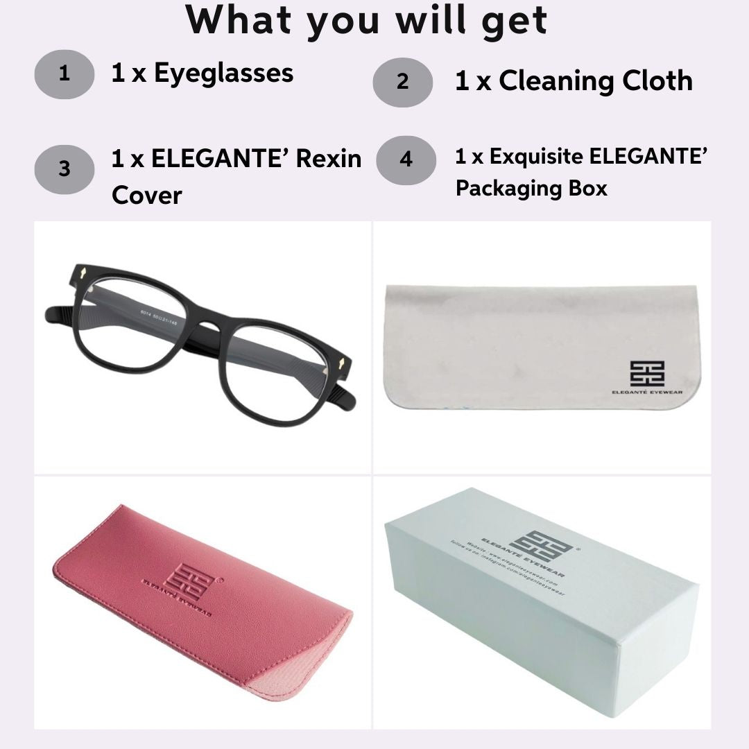 Tuffy Computer Blue Light Filter Glasses Square Matte Black _4