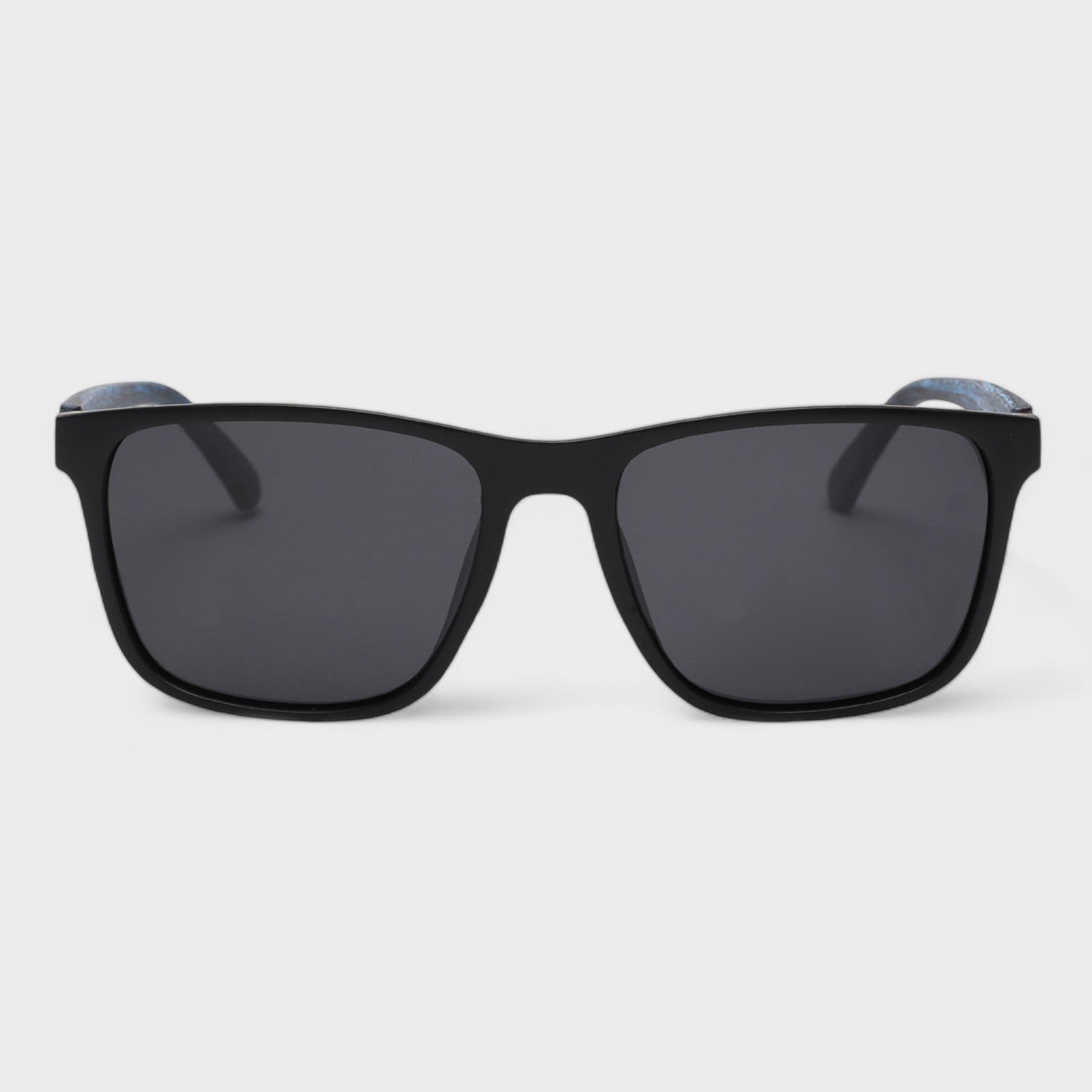 Wooden Legs Outdoor Square Blue Polarized Sunglasses _1