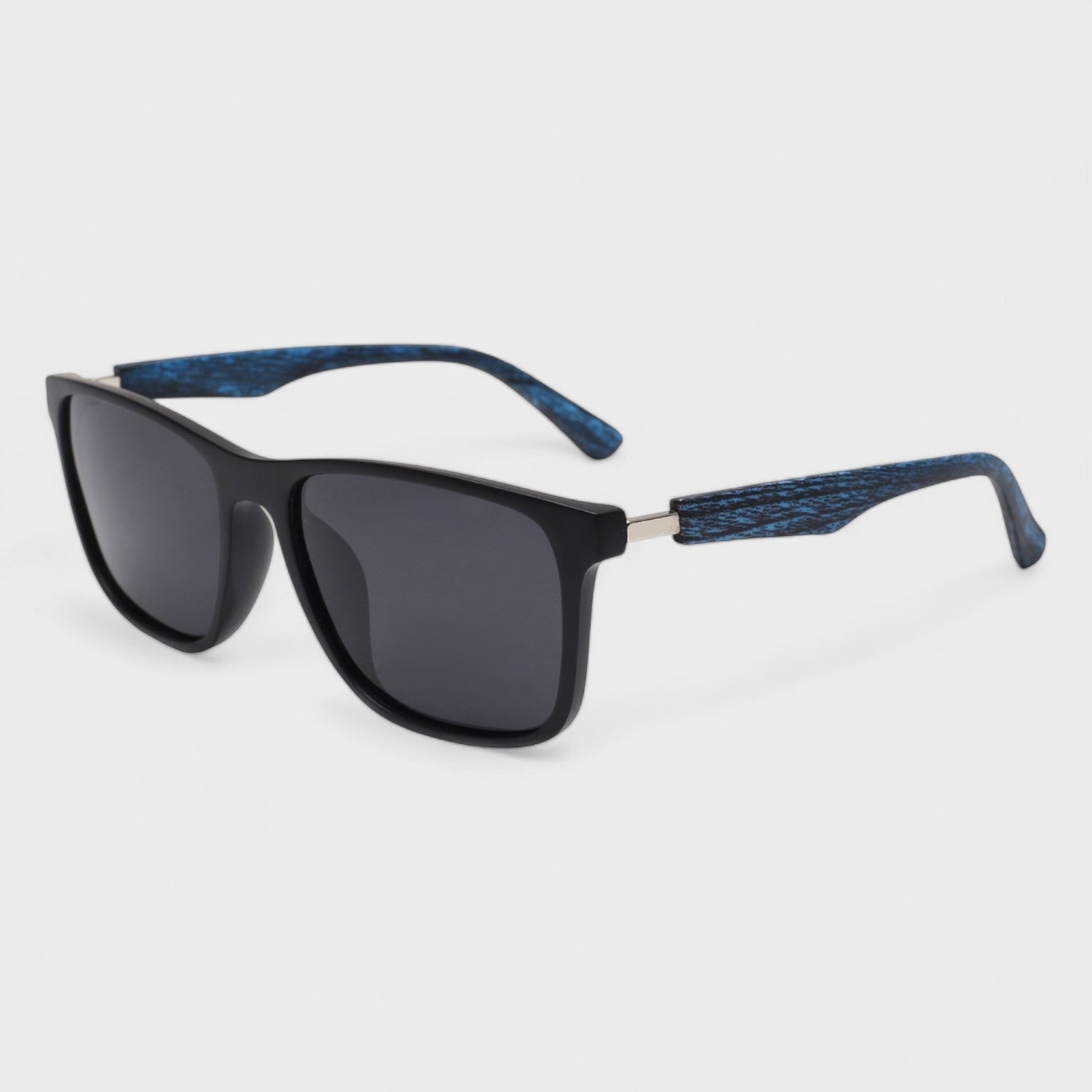 Wooden Legs Outdoor Square Blue Polarized Sunglasses _2