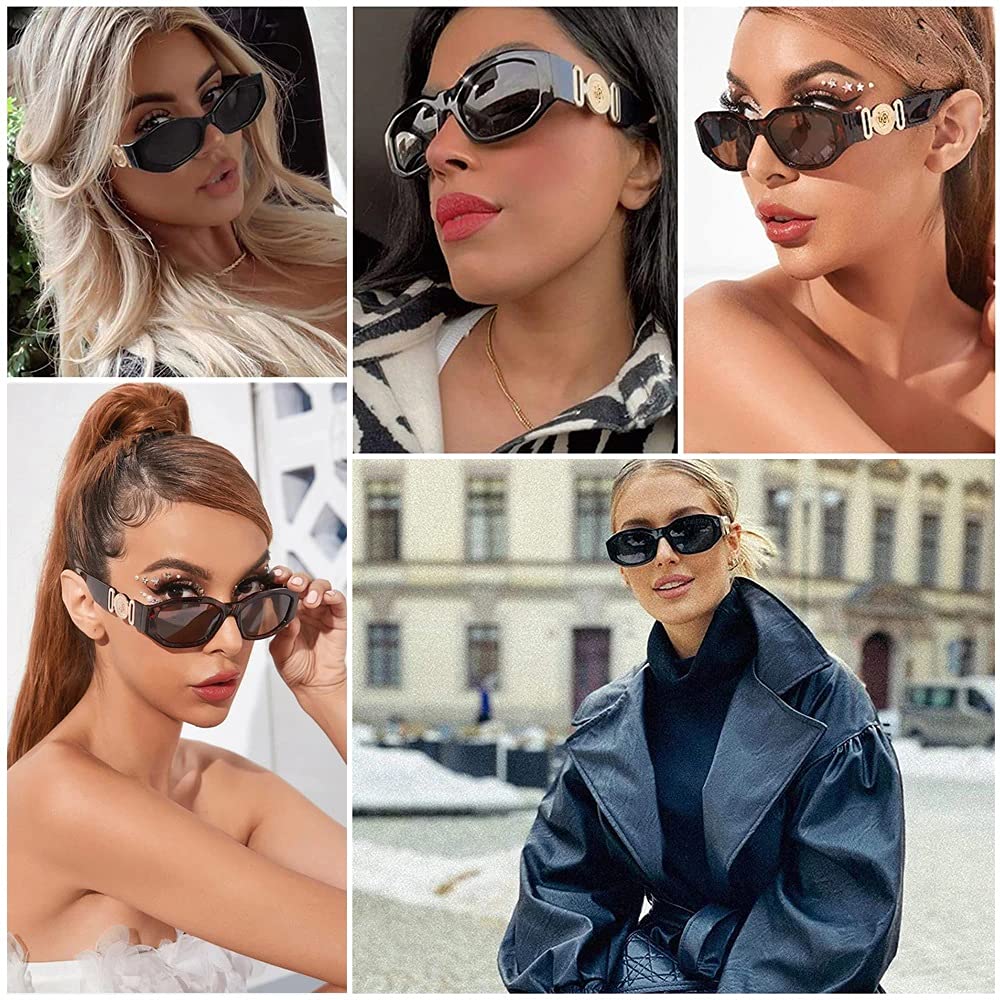 Trendy Irregular  Rect angular Sunglasses