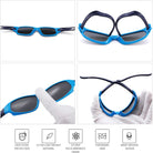 Unbreakable and Flexible Blue Kids Polarized Sports Sunglasses