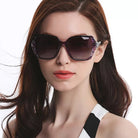 Han Edition Designer Purple Oversized Sunglasses