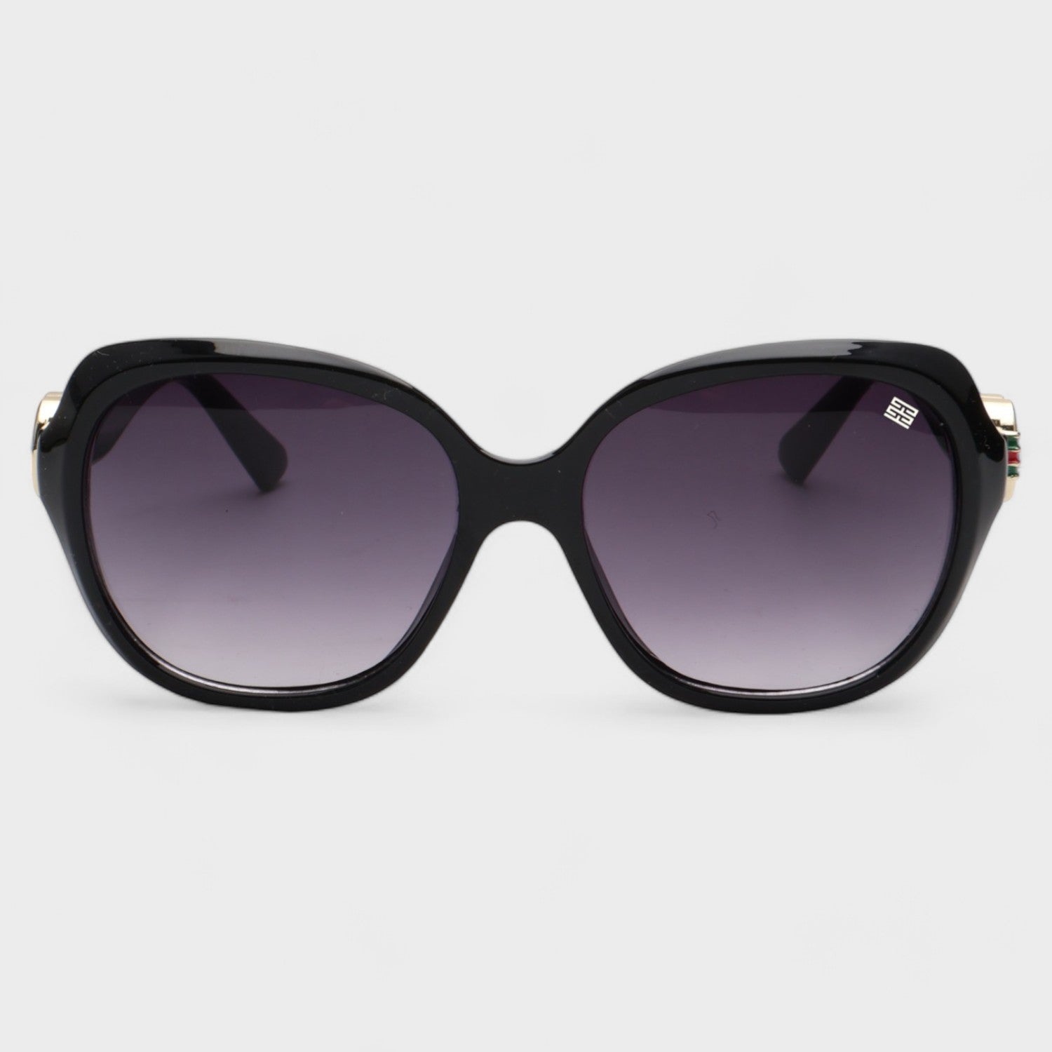 Barbella Black Oversized Sunglasses for Women _2