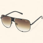 Craftvue Geometric Gradient Sunglasses 87703 Black Brown _2