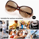 Sibluna Trendy Oval Brown Sunglasses For Women