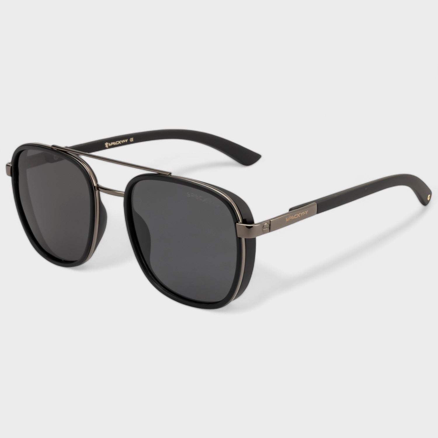 Geoglam Square Sunglasses Polarized Black _3