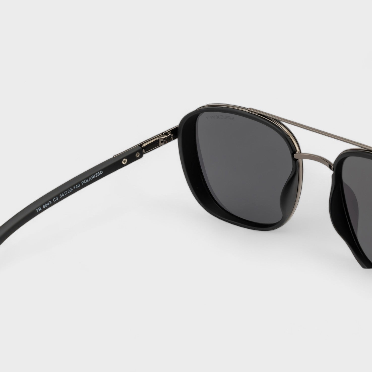 Geoglam Square Sunglasses Polarized Black _4