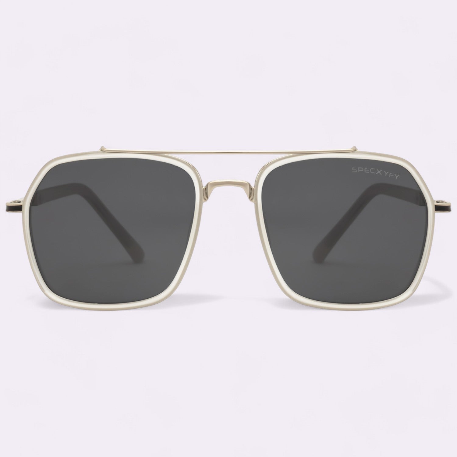 Geoglam Hexagonal Sunglasses Polarized Transparent _1