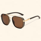 Geoglam Square Sunglasses Polarized Brown _5