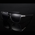 Ozora Polarized Transparent Grey Wayfarer Sunglasses