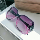 Han Edition Designer Purple Oversized Sunglasses