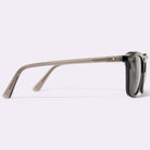 Marquee Metal Core Rectangle Sunglasses Polarized Gray Black _2