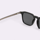 Marquee Metal Core Rectangle Sunglasses Polarized Gray Black _4