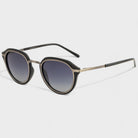 Modern Palindro Round Sunglasses Polarized Grey Gradient Black _4