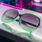 Oversized Green Sunglasses for Women